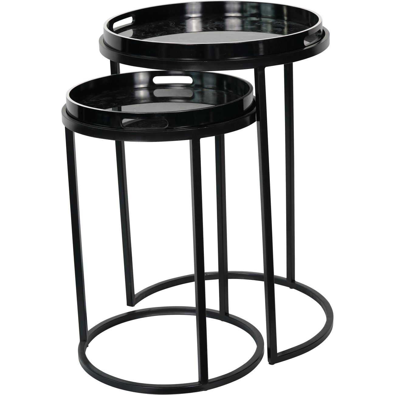 Set of 2 Laura Ashley Louise Print Side Tables